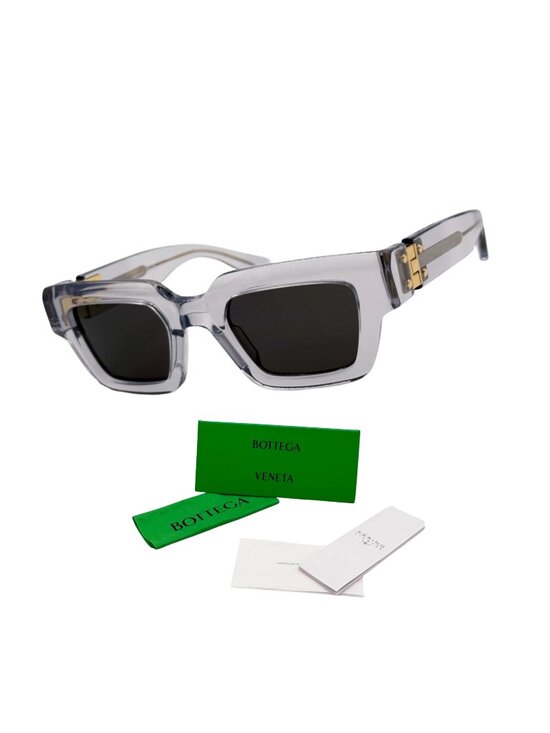 NEW BOTTEGA VENETA SUNGLASSES UNISEX CRYSTAL SQUARE BOTTEGA VENETA